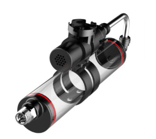 Qysea-Fifish - Wasserproben-Entnehmer (water sampler) für V6 Expert, V6 Plus und W6 - für die Entnahme von Wasserproben bis zu 500ml und bis in 350m Wassertiefe