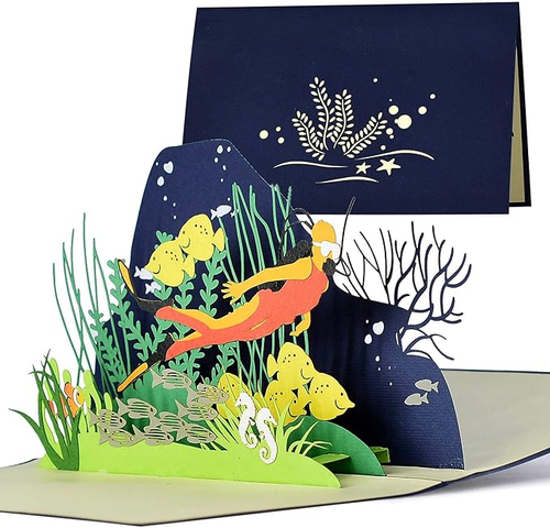 3D Klappkarte / Geschenkkarte / Gutscheinkarte