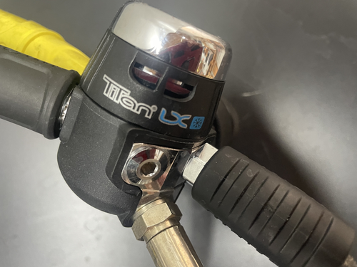 Aqualung - Atemregler Set - Titan LX - inkl. Finimeter
