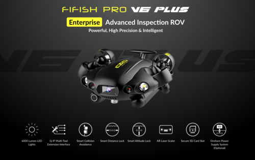 Qysea-Fifish - V6 PLUS ROV - Unterwasser Drohne aus der PRO-Serie - Standard Kit
